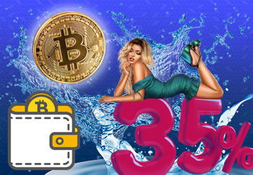 35% бонус на депозит криптовалютой