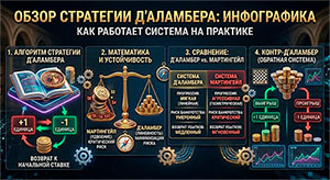 Система Д’Аламбера: как работает математическая стратегия «пирамиды» в азартных играх