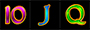 10, J, Q