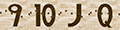 9, 10, J, Q