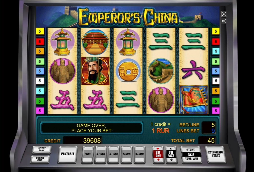 Дизайн слота Emperors China