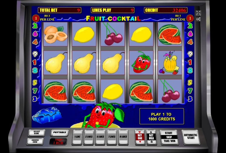 Дизайн слота Fruit Cocktail