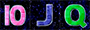 10, J, Q
