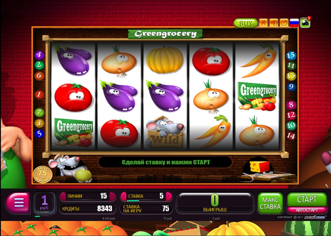 Внешний вид автомата Green Grocery