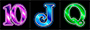 10, J, Q