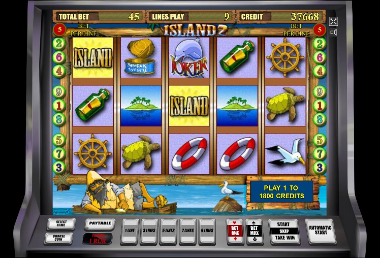 Дизайн слота Island 2