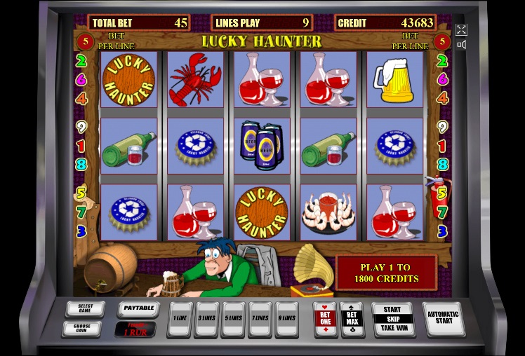 Оформление слота Lucky Haunter