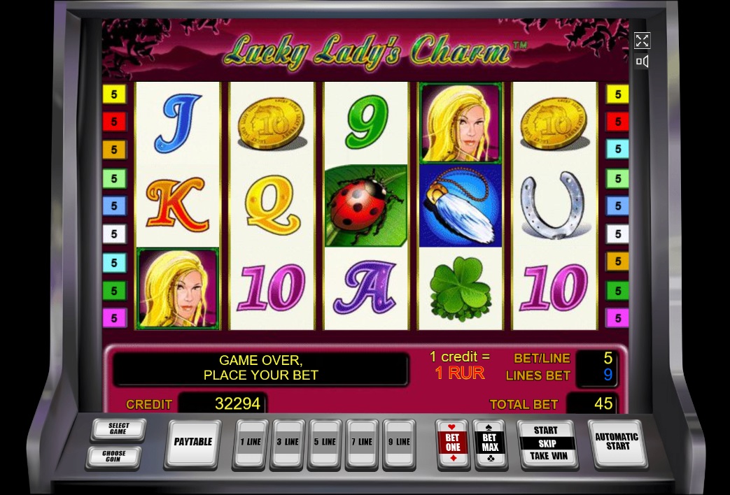 Дизайн слота Lucky Ladys Charm