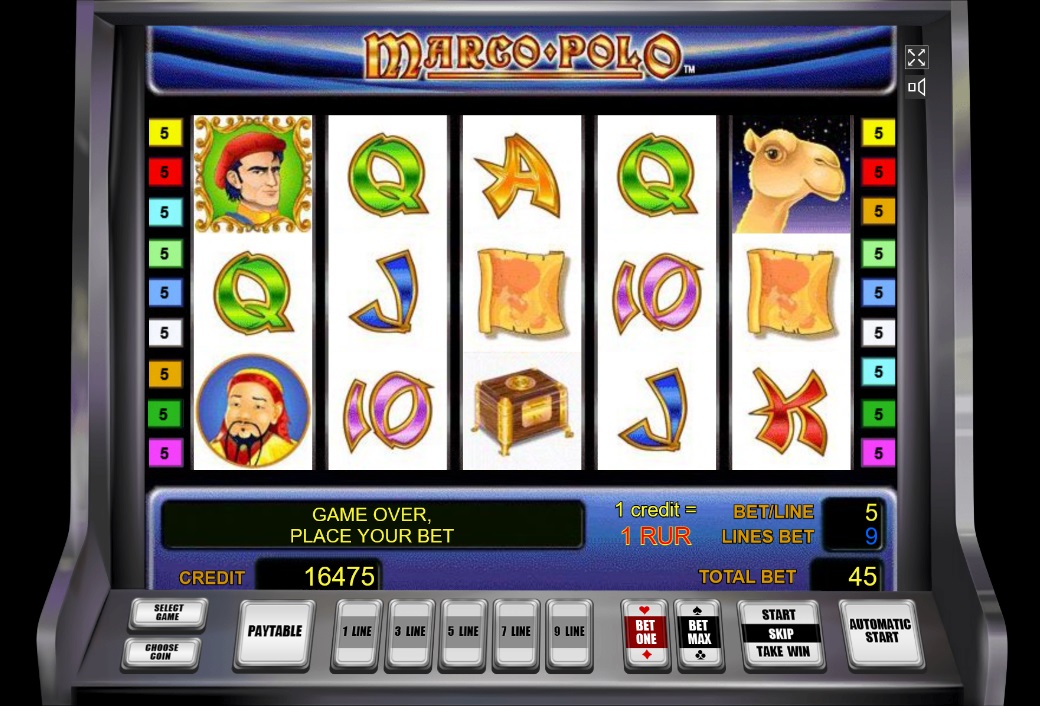 Дизайн слота Marco Polo