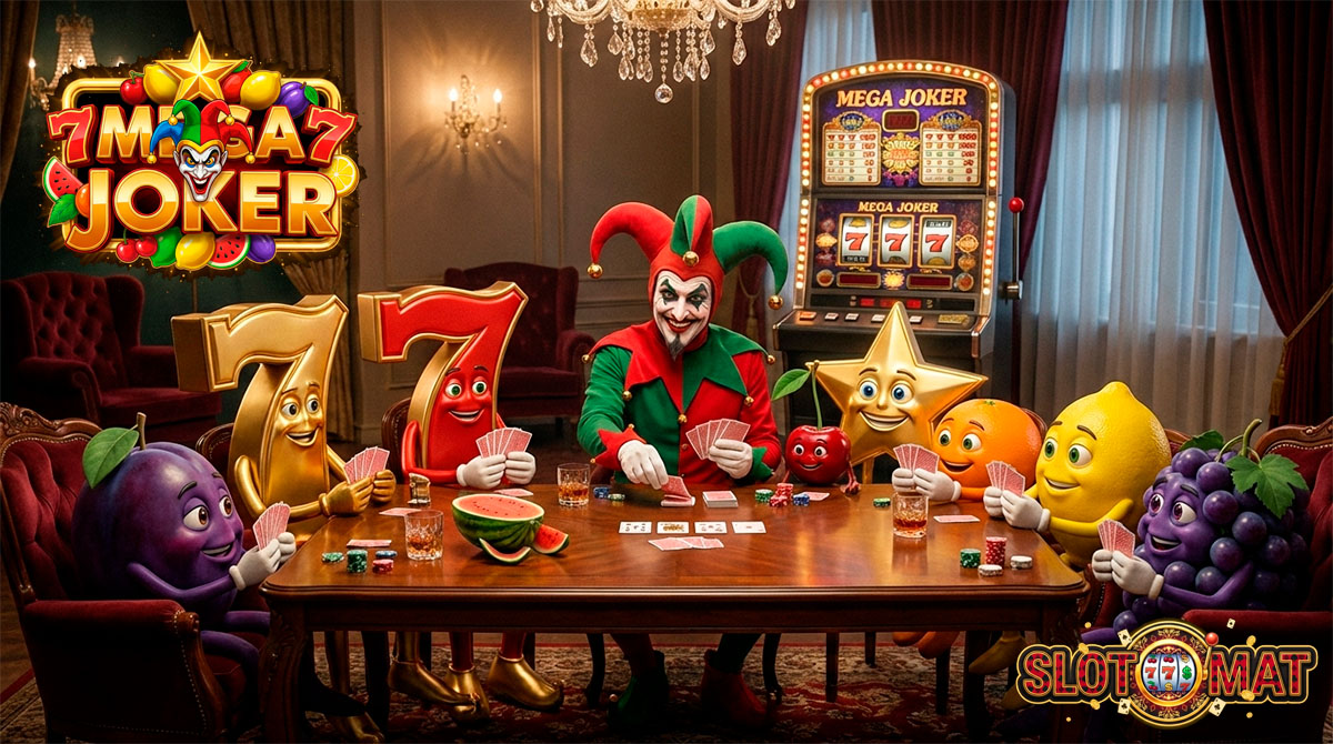 Постер к игровому автомату Мега Джокер