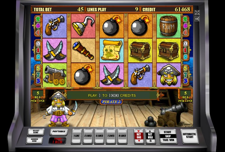 Дизайн слота Pirate 2