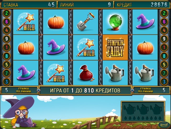 Дизайн слота Pumpkin Fairy
