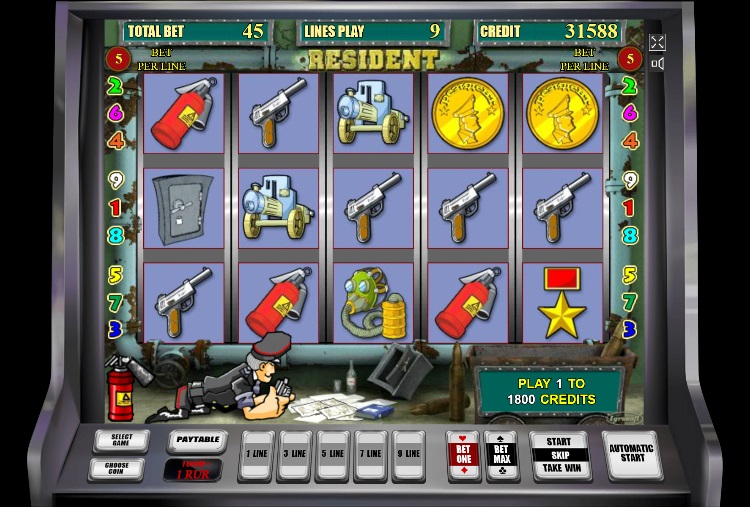 Дизайн слота Resident