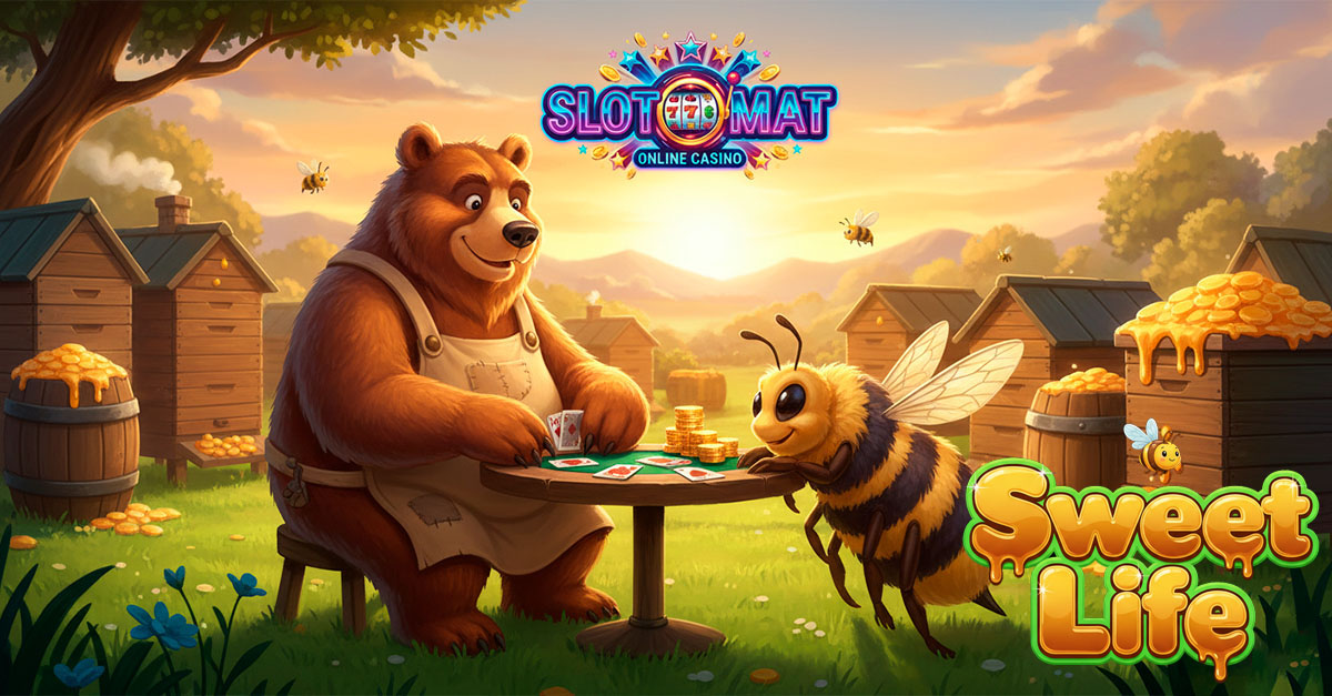 Постер к слоту Медведь и Пчела